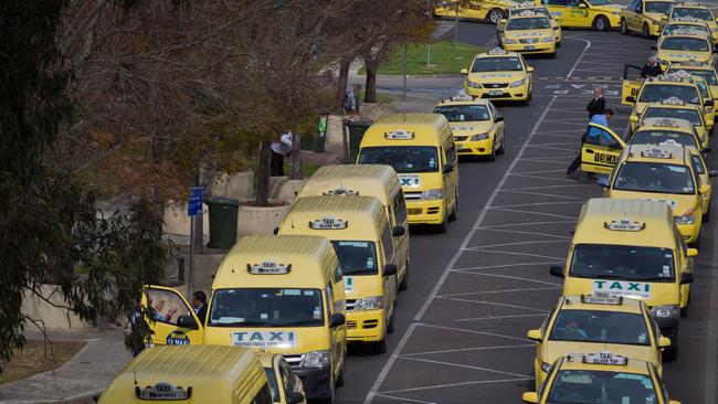 Taxis will continue to operate from the inner lane of Melbourne Airport and the ground floor of terminal T4 transport hub.