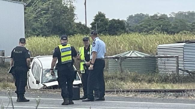 Cane trains travelling in the Habana area were forced to delay following a serious traffic crash. Photo: Janessa Ekert