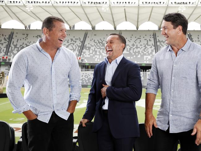 Bryan Fletcher (left) will take over as host of The Matty Johns Show. Picture: Jonathan Ng