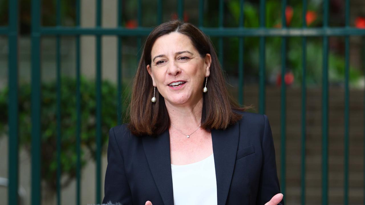 Attorney-General of Queensland Deb Frecklington during a press conference in Brisbane. Picture: Supplied