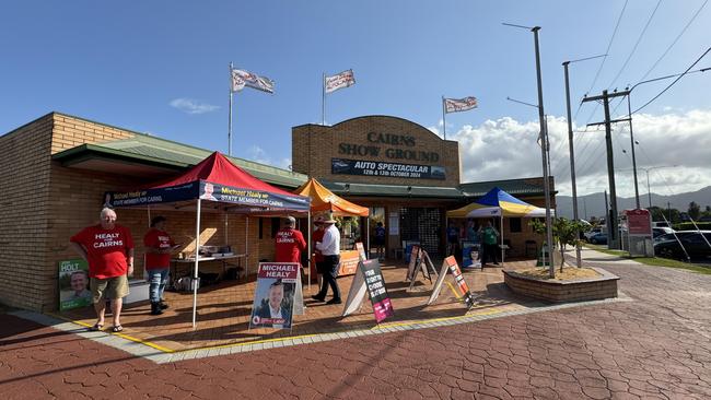 Cairns Showgrounds is one of three early voting centres for the 2024 state election within the electorate of Cairns.