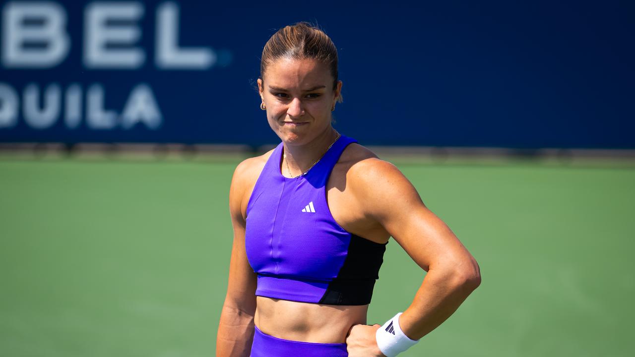 Maria Sakkari knocked out in opening round. (Photo by Robert Prange/Getty Images)