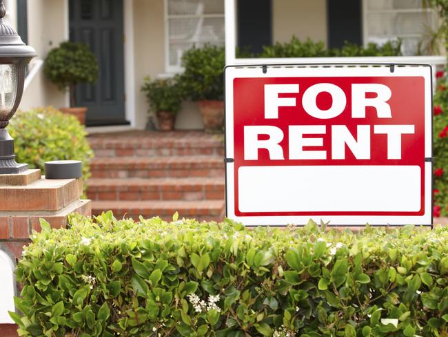 House for rent. To rent sign outside a house. Picture: THINKSTOCK