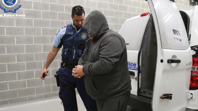 Matthew Hopkins was arrested along with a number of other people as detectives from Strike Force Lamprey 2 worked to dismantle a large-scale drug supply network. Picture: NSW Police