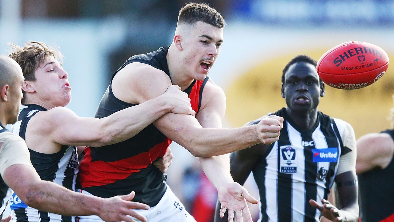 Sam Draper in action for Essendon during last year’s VFL qualifying final. Pic: Getty Images