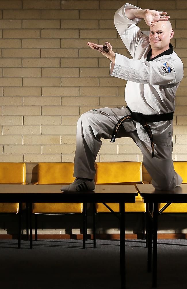 After 42 years of training Hugh Eagling has been granted the status of Taekwondo Grand Master in 2015. Picture: Richard Jupe