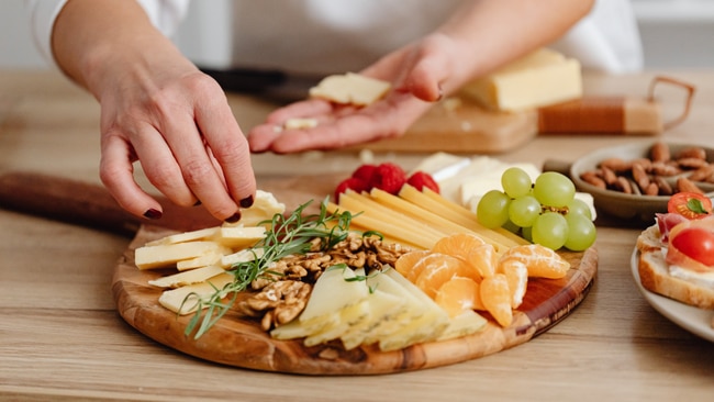 Include fruits and vegetables for a healthier platter to serve guests. Image: Pexels