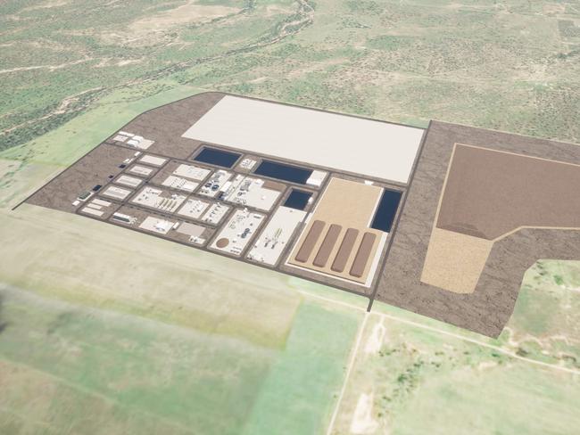 The proposed Queensland Pacific Metals hub near Townsville.