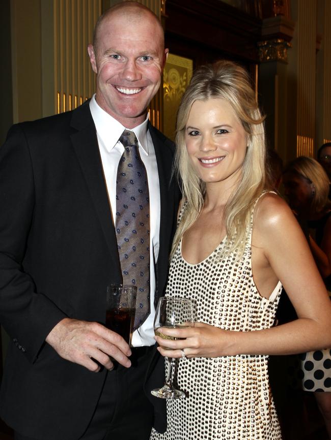 Barry Hall and estranged wife Sophie Raadschelder.