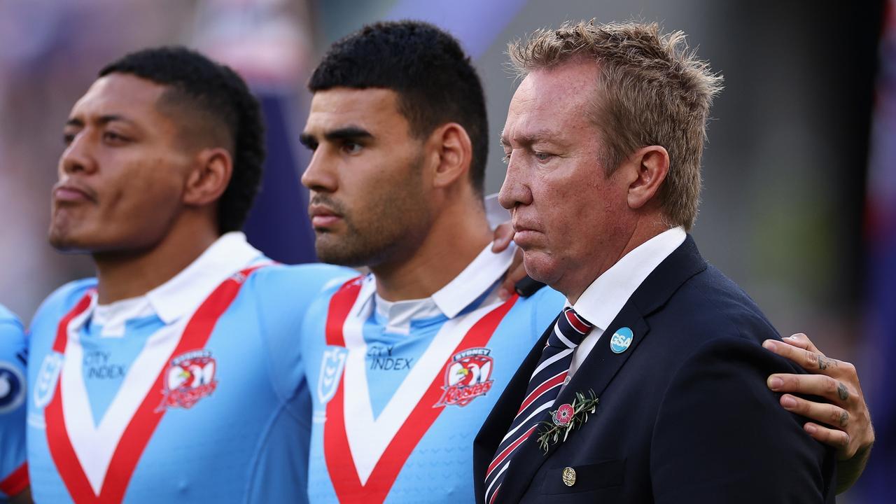 Trent Robinson, head coach of the Roosters. Photo by Cameron Spencer/Getty Images.