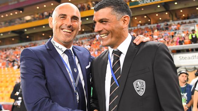 Aloisi and Muscat won’t be helping each other. (AAP Image/Albert Perez)