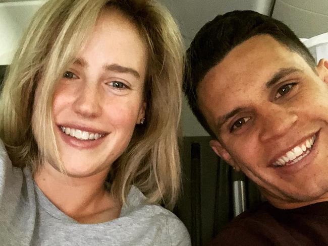 Ellyse Perry and Matt To'omua. Picture: @ellyseperry/Instagram