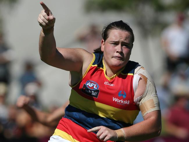 AFLW : Pies v Crows Sarah Perkins Picture:Wayne Ludbey