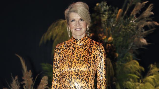 Julie Bishop attends the First Nations Fashion + Design show during Afterpay Australian Fashion Week in June 2021. Picture: Mackenzie Sweetnam/Getty Images