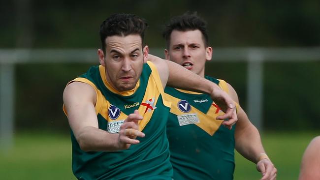 John Garrard has recommitted to Eltham VAFA for another season. Picture: VAFA media.