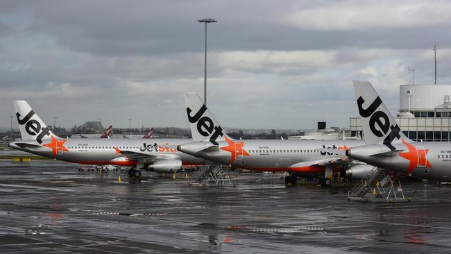 Jetstar had the largest proportion of services cut. Picture: Gaye Gerard