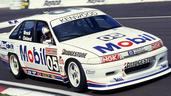 Peter Brock of the Holden Racing Team in action during the Tooheys Bathurst 1000 in 1993. Picture: Getty Images