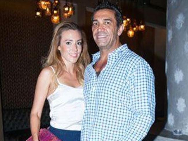 Former Comancheros boss  Jay Malkoun and his wife Samantha, pictured in Dubai in  2014.  