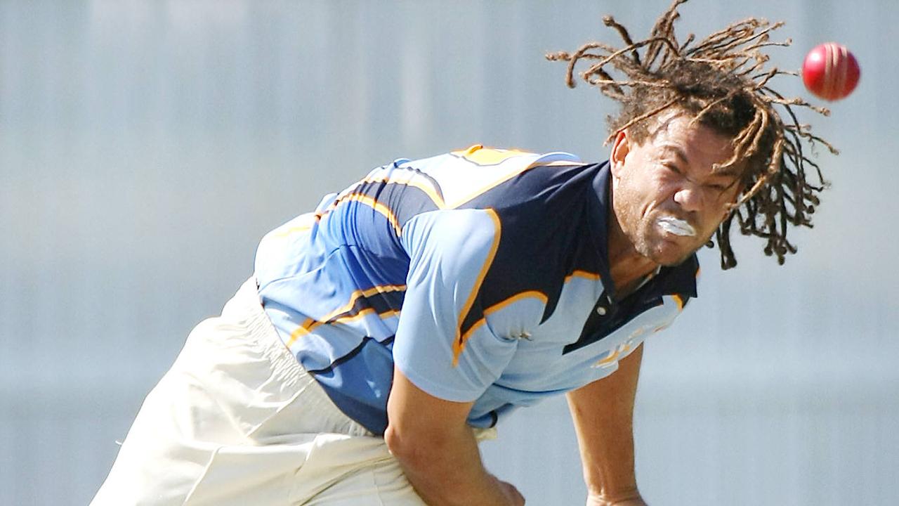 Andrew Symonds in action for his club side.