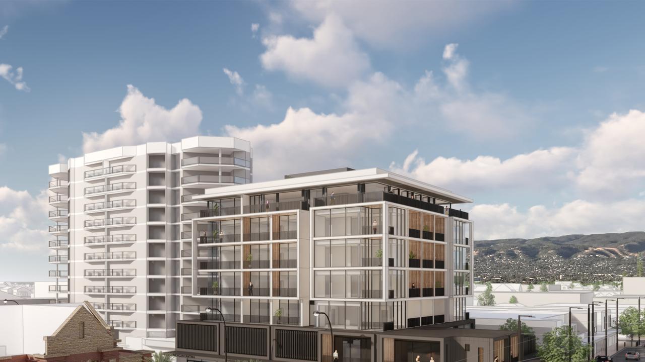 Hotel project planned for Colley Tce and Jetty Rd Glenelg by the Taplin Group. Picture: Supplied