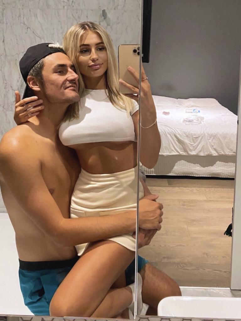 Keely Hannah's post with Bernard Tomic on Valentine's Day