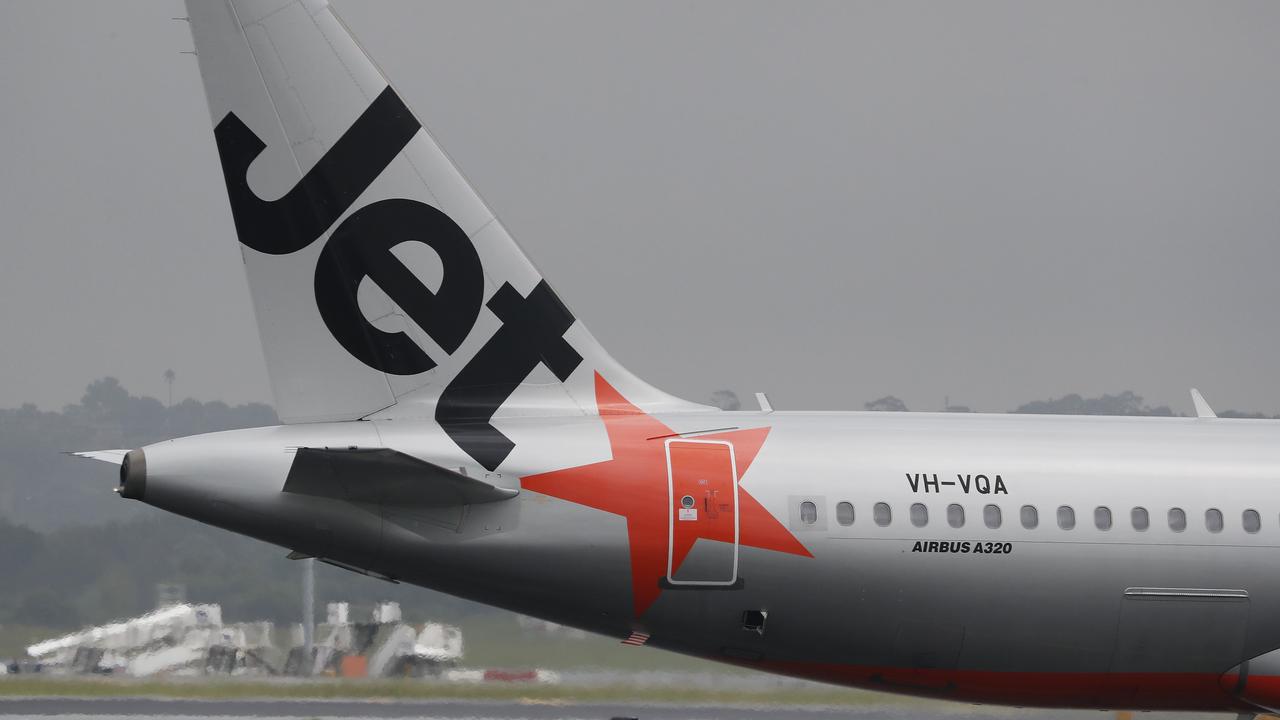 Jetstar carried a record number of passengers. Picture: NCA NewsWire / David Swift