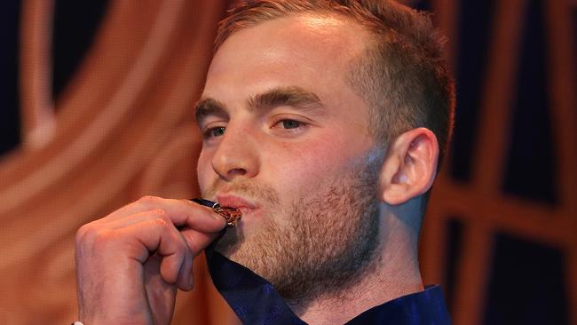 2018 Brownlow Medal winner Tom Mitchell. Picture: Michael Klein