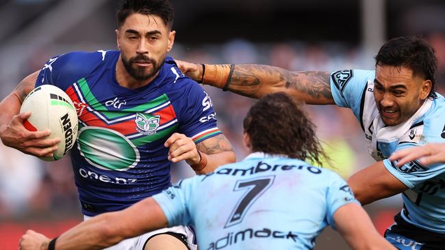 Shaun Johnson has the Warriors on the improve. Picture: Mark Kolbe/Getty Images