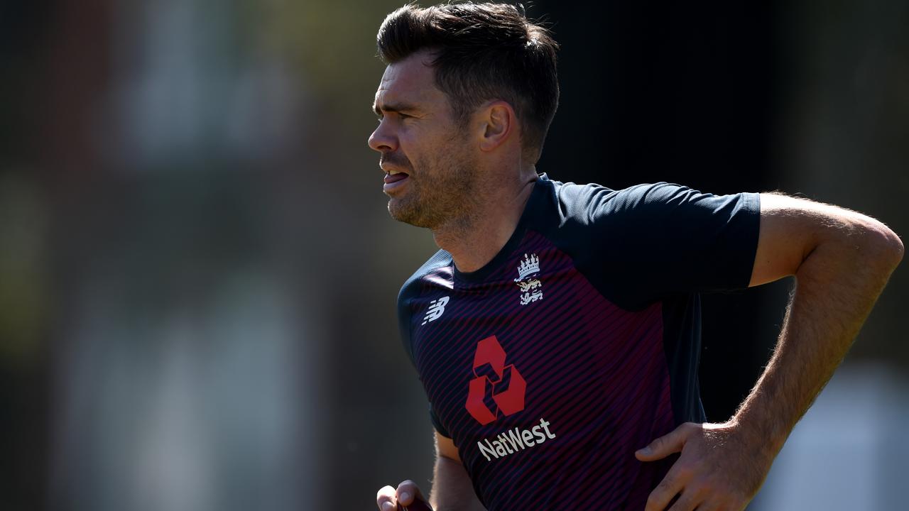 James Anderson was sent for scans after feeling tightness in his right calf.