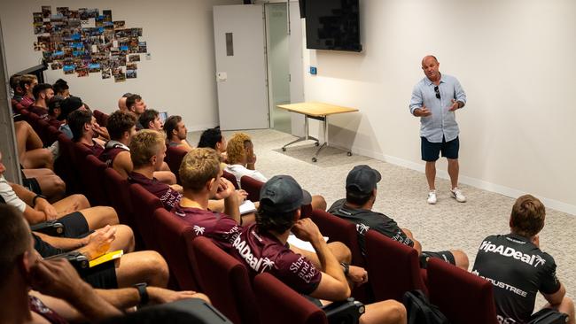 Craig Field delivered a touching workshop. Source: Alfred Naupoto (Manly Media)