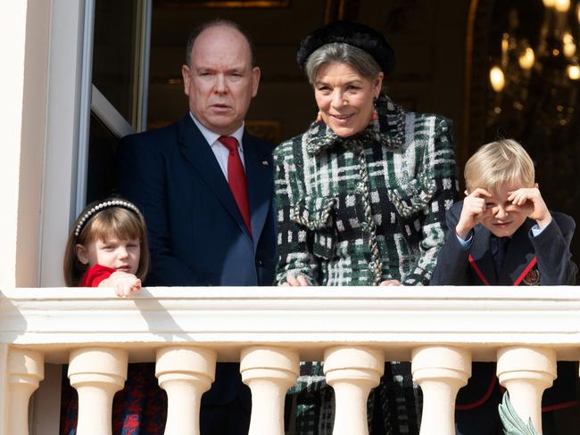 Princess Charlene was nowhere to be seen in the photos from Thursday. Picture: David Niviere/PLS Pool/Getty Images