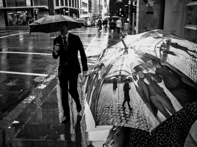 Black and White winner: Yiannis Yiasaris ... Born in Greece and having lived in Australia for the past 15 years, Yiannis Yiasaris is a self-taught street photographer. His images reveal smart observations of life in densely-populated urban spaces, with bold juxtaposition and challenging, dynamic angles. Picture: Yiannis Yiasaris/Australian Photography magazine