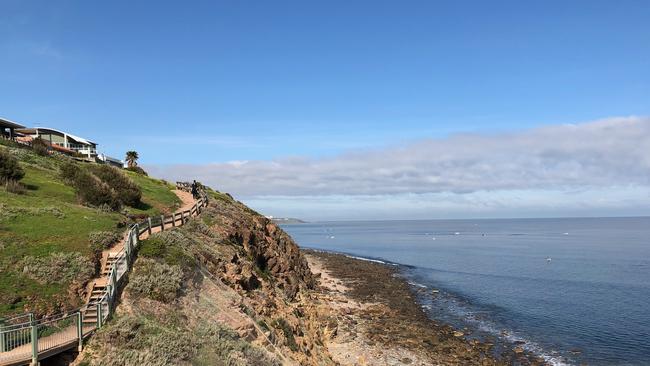 The Marino to Hallett Cove boardwalk. Picture: Katelin Nelligan