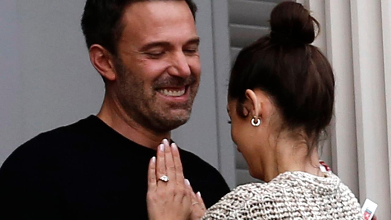 Ana de Armas, 32, flashes HUGE diamond ring on engagement finger as she  kisses Ben Affleck, 48, in PDA display