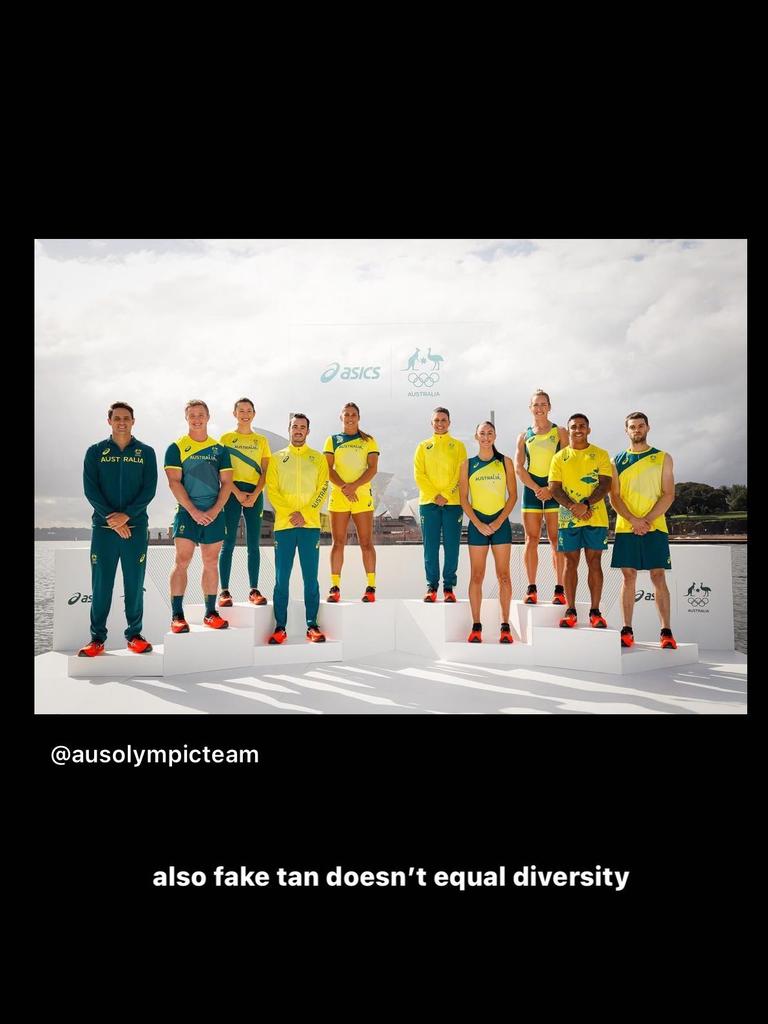 Cambage hit out at the lack of diversity.