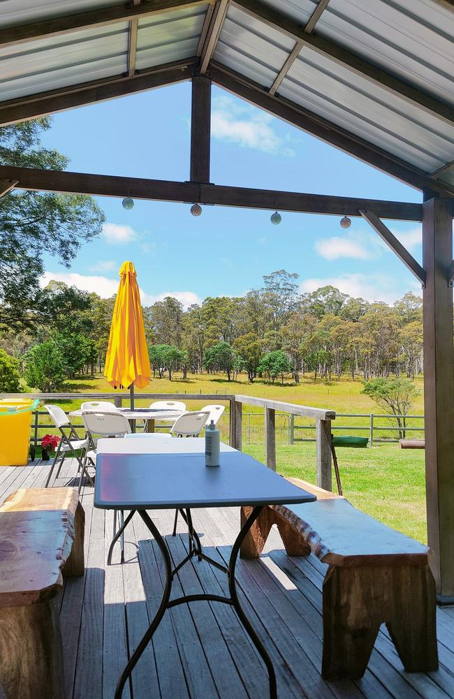 The new on-site cafe, which is also licenced to serve alcohol at events like "rustic" weddings. Picture: St Marys Camel Farm/ Facebook