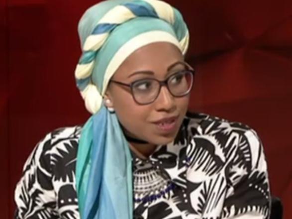 Yassmin Abdel-Magied on Q and A. Picture: ABC