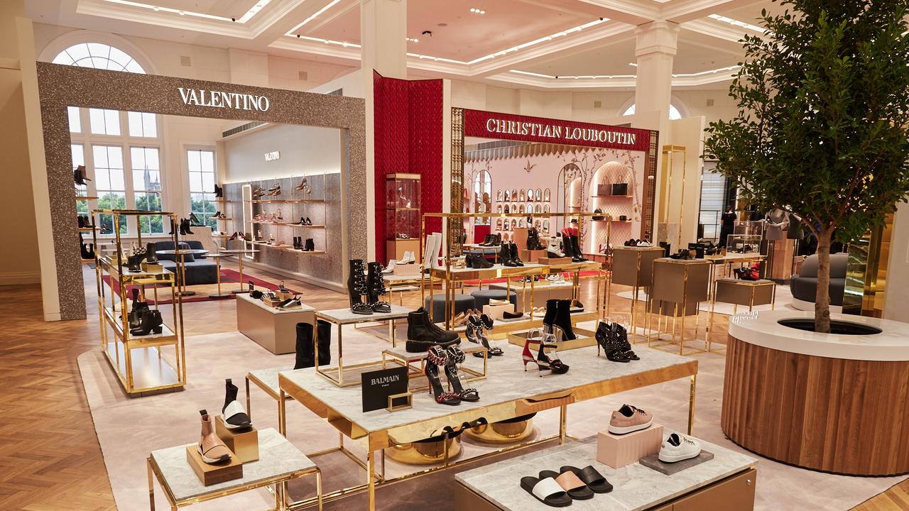 David Jones reveals entire store floor dedicated to shoes  —  Australia's leading news site