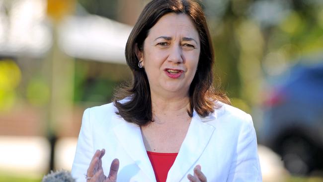 Premier Annastacia Palaszczuk says another outbreak of coronavirus could cost the Queensland economy $4.8bn. Picture: John Gass