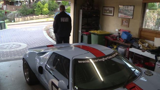 A Ford GT sports car which was part of Adam Cranston's lavish lifestyle funded by the scam.