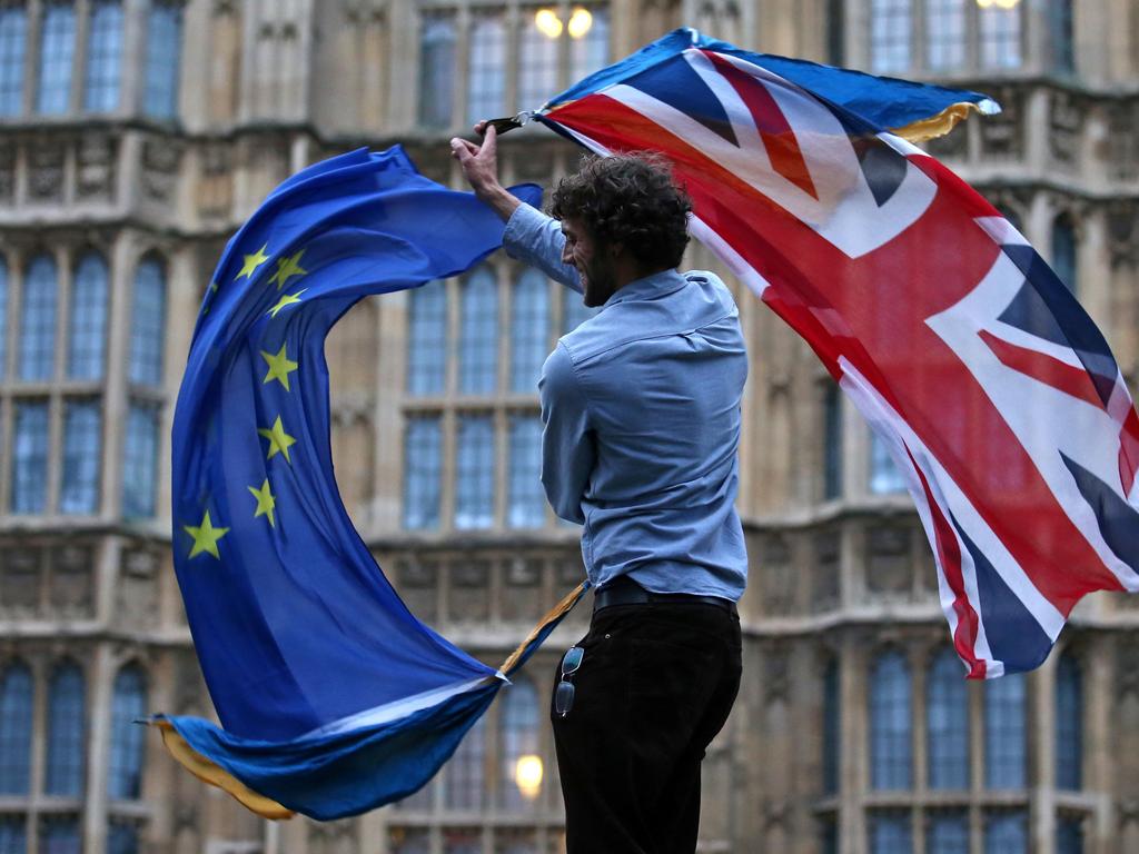 Four and a half years after Britain voted to leave the EU, Britain could finally cut all ties with the bloc. Picture: JUSTIN TALLIS / AFP