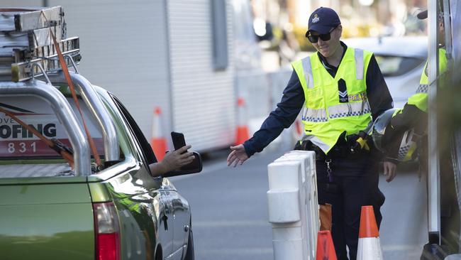 Coast police will soon be checking motorists at the Queensland border. Picture: NIGEL HALLETT