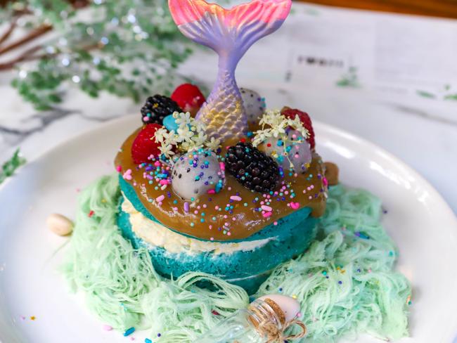 The mermaid pancakes. Picture: Jenifer Jagielski