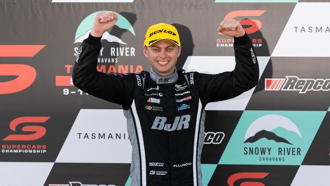 Bryce Fullwood drove his way to a brilliant third place finish in Tasmania. Picture: Daniel Kalisz/Getty Images