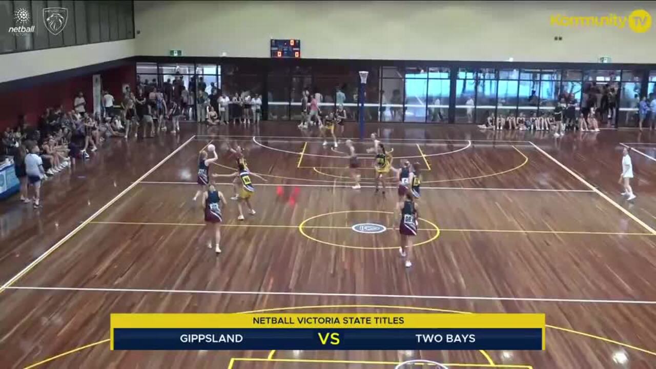 Replay: Gippsland v Two Bays (Open)—2025 Netball Victoria State Titles Day 3