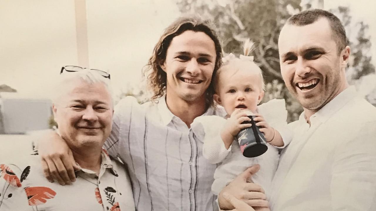 Hynes’ father Mick Wilson (left) says he’s the proudest dad in Australia, ahead of his sons’ NSW Blues debut. Credit: Supplied.