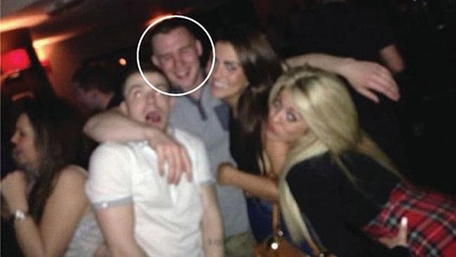 Getting merry while the sun shines ... On the run prison escapee Michael McInnes partying at Charlies club in Bellshill, Nort...