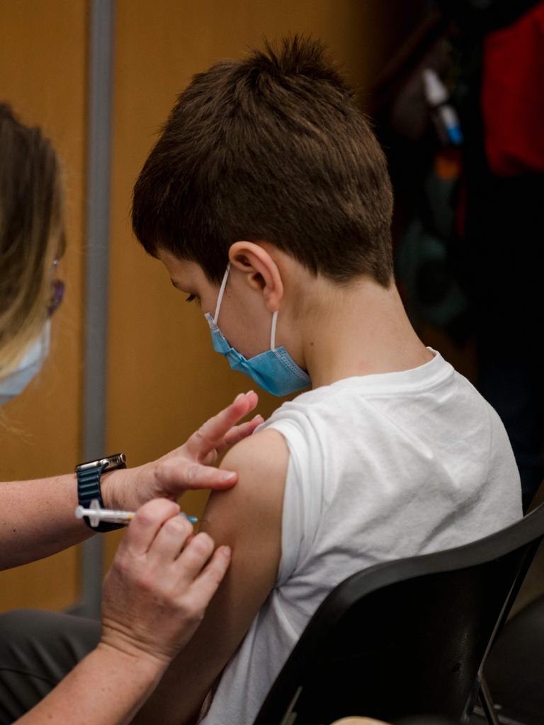 No child will be fully vaccinated by the time term 1 starts. Picture: Andrej Ivanov/AFP
