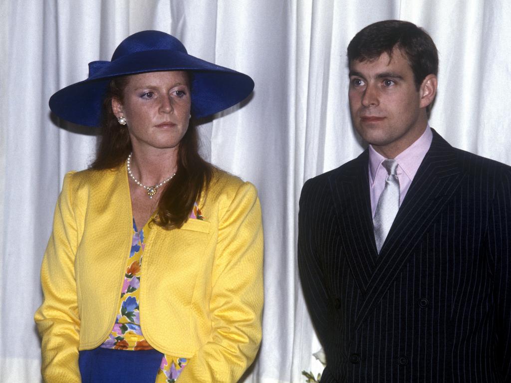 Fergie with former husband Prince Andrew in 1987. Picture: Getty Images