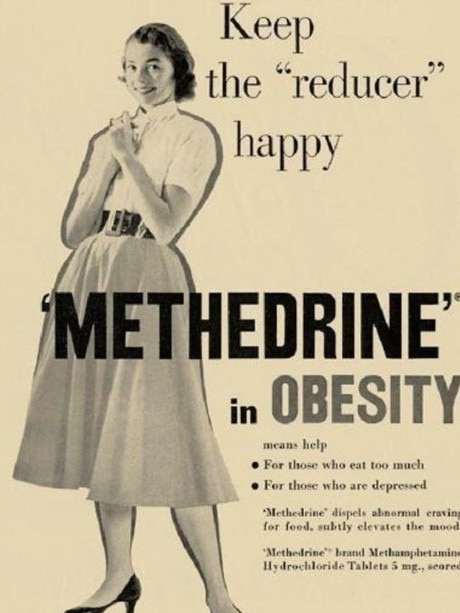 Advert for meth back when it was a prescribed drug. Picture: Supplied